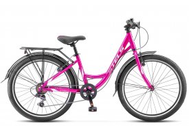 Велосипед Stels 430 V Cristy 24 6с фиол/роз